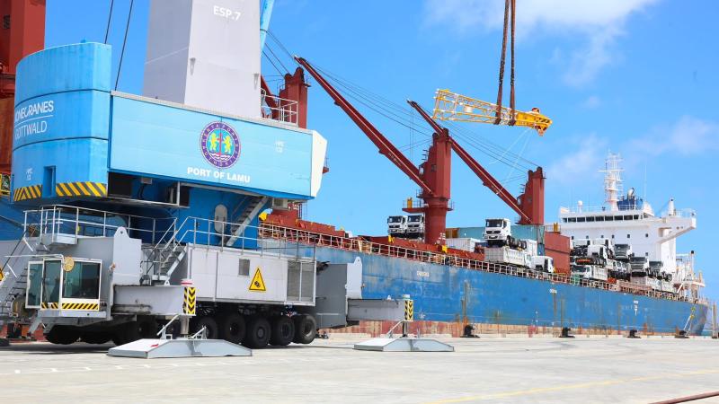 Lamu Port Receives 154 Heavy Machinery Units for Dangote Refinery as Construction Gains Momentum