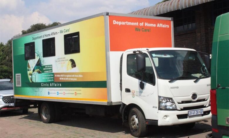 Home Affairs on Wheels to assist residents with Smart ID cards today