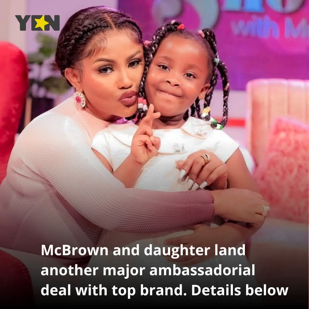 Nana Ama McBrown and Baby Maxine Land Major Ambassadorial Deal
