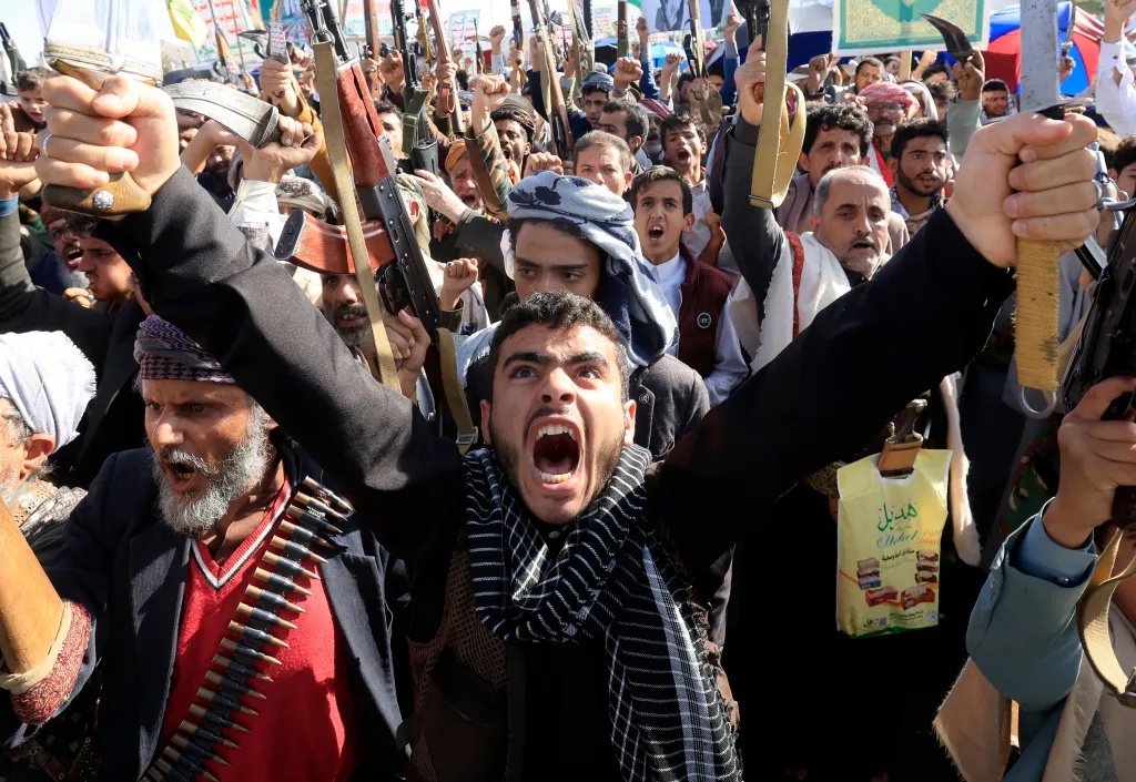 Iran’s brutal rebels are strangling Middle East – UK must put boots on ground to break Red Sea siege, ex-Nato boss warns