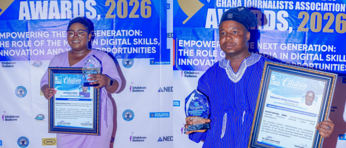 Northern GJA Awards: Channel One TV’s Shawana Yussif wins gender reporting, cameraman takes Best Videographer
