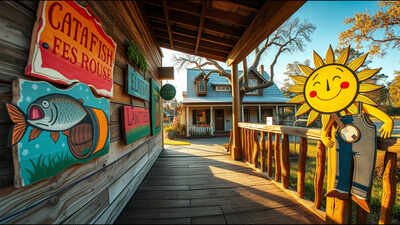 A Louisiana artist filled a former gas station with 50,000 discarded objects; it became a bizarre museum with animated displays