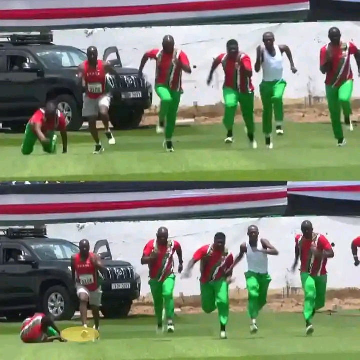 Unexpected Moment as PS Chris Kiptoo Falls Mid-Race on Mashujaa Day