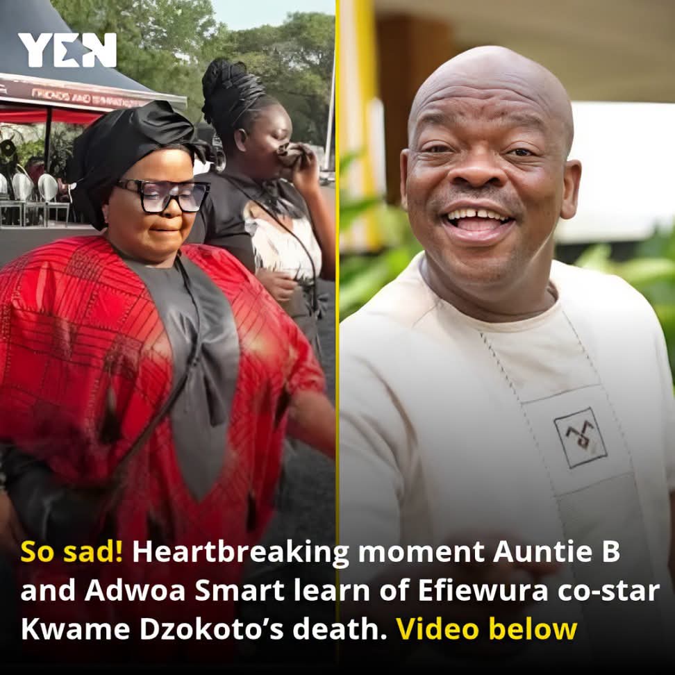 Efiewura Actresses Auntie B and Adwoa Smart Break Down Over Kwame Dzokoto’s Death