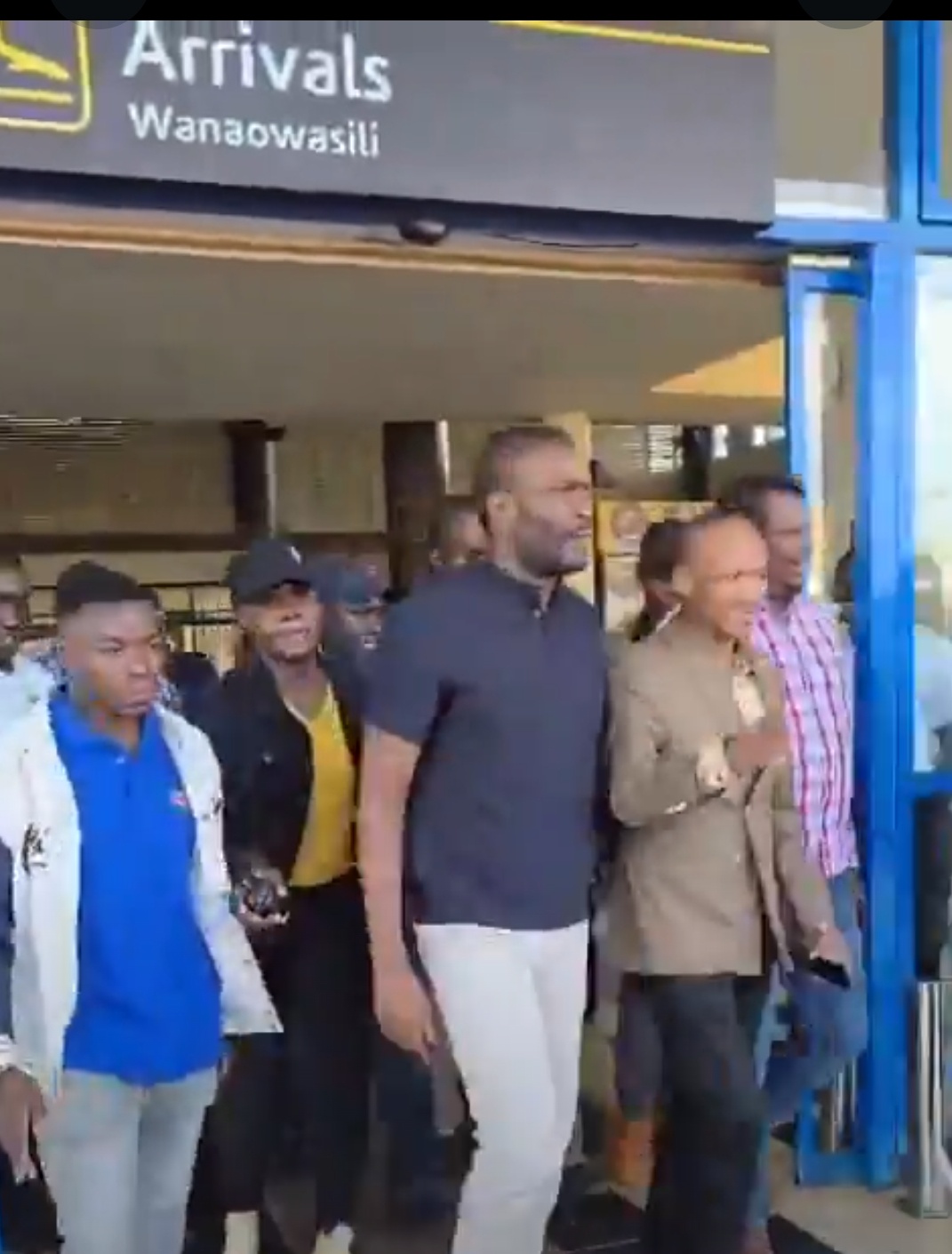 Situation as Sifuna, Babu Owino Land in Kisumu International Airport En route To Raila’s Memorial