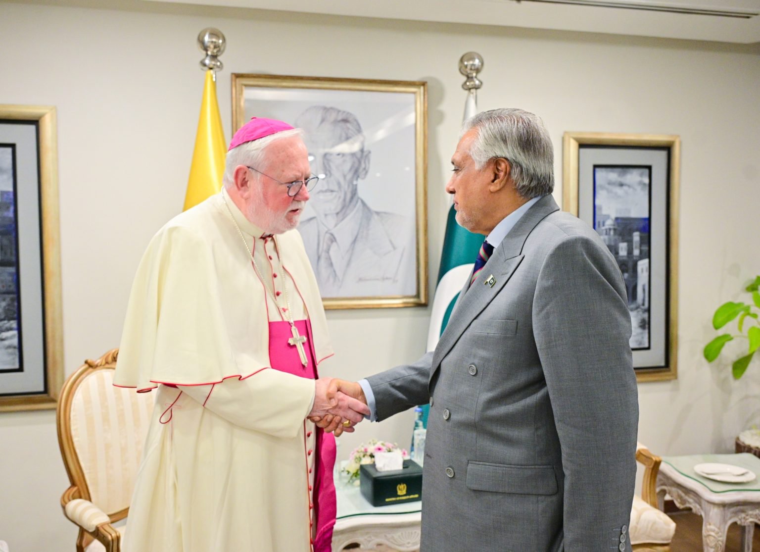 Archbishop Gallagher Commends Pakistan’s Role in Promoting Regional Peace