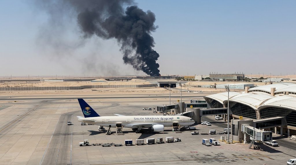 Blast reported at Riyadh Airport as Passengers Evacuated