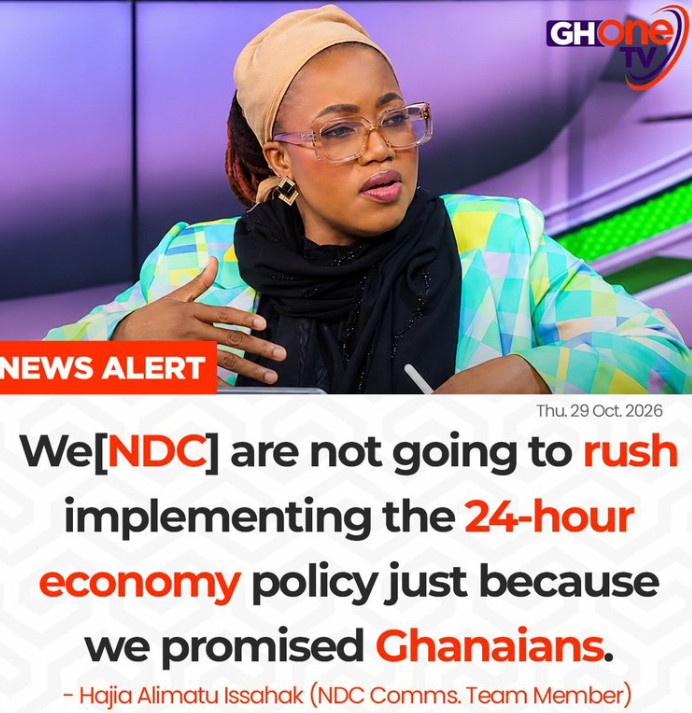 NDC Rejects Pressure to Rush 24-Hour Economy Policy Despite Campaign Promise