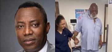 Sowore reacts as video of former Nigerian leader Abdulsalami featuring in an Indian hospital promo surfaces