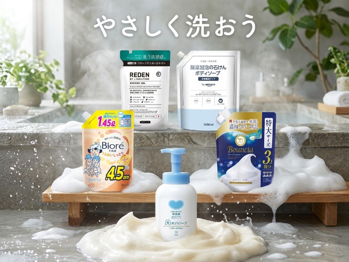 迷ったらコレ！家族で使えるボディウォッシュ5選