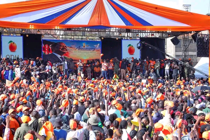 What Unknown Man Told ODM Supporters After Grabbing Microphone at Jacaranda as Meeting Ends Abruptly