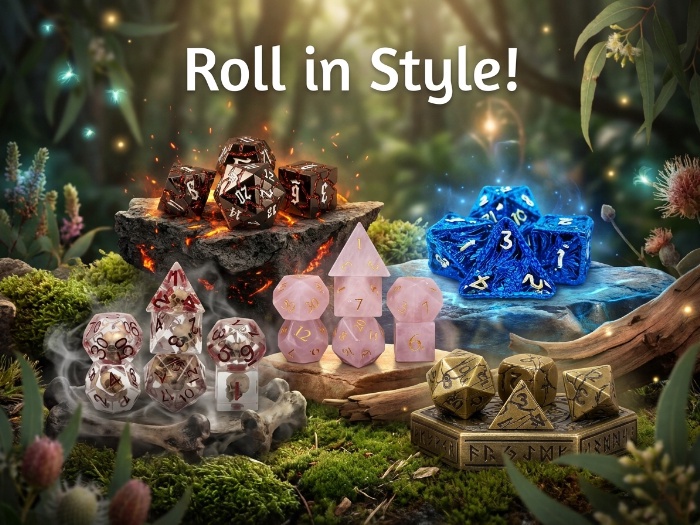 Discover the Magic of Tabletop Adventures with These Stunning Dice Sets