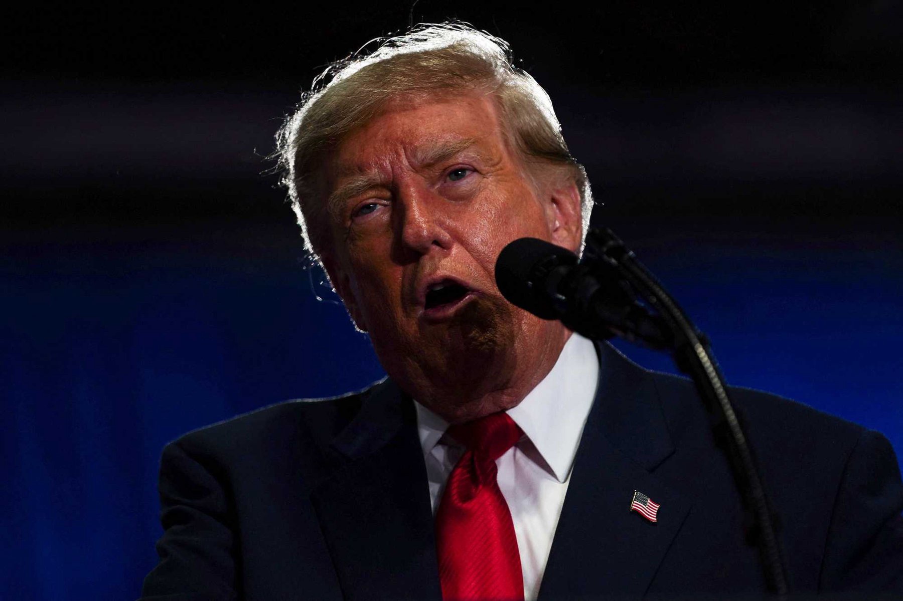 Trump lashes out as protesters stops his speech cold: ‘You stupid guy’