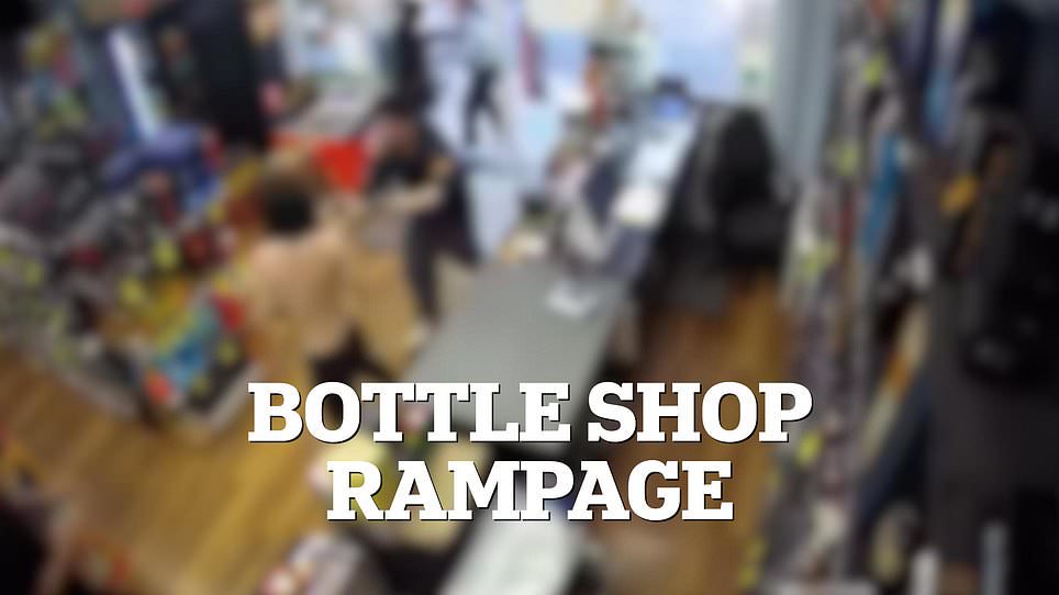 CCTV emerges of teens allegedly stealing alcohol during wild rampage