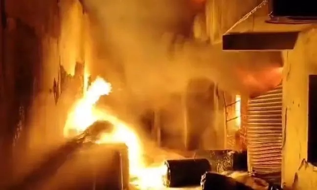 Hyderabad: Two Furniture Shops Gutted in Fire Near Medchal Checkpost
