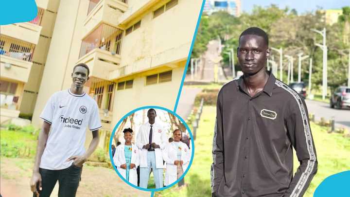 Abel Ajak Geu: KNUST’s Tallest Student From South Sudan Completes Sonography Studies