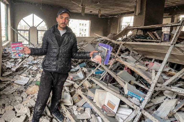 The story of a book in Gaza: A treasured possession given new lease of life