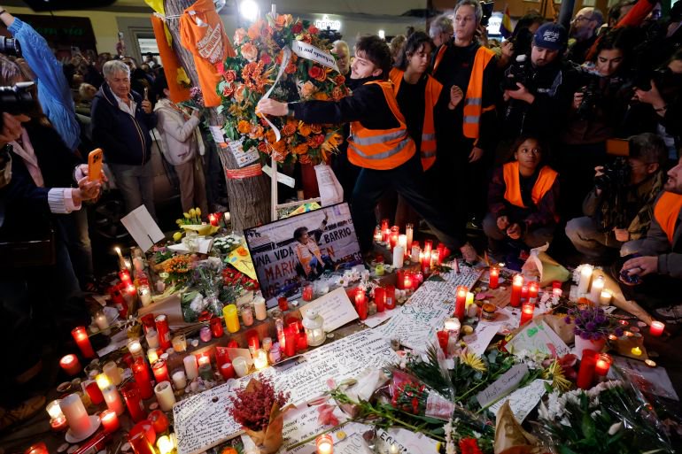 Protests, debate follow death of Maricarmen, 87, Spain protest symbol