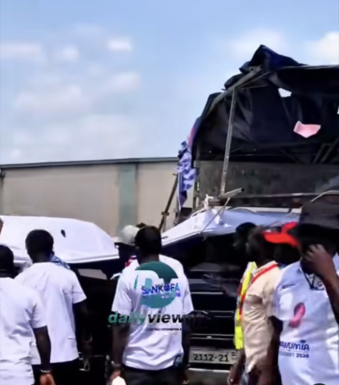 Several Cars, Properties Destroyed at NPP National Delegates Conference in Kumasi