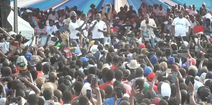 “Edwin Sifuna Ndiye Presidential Candidate Wetu” Babu Preaches Opposition Unity at LM Ukunda Rally