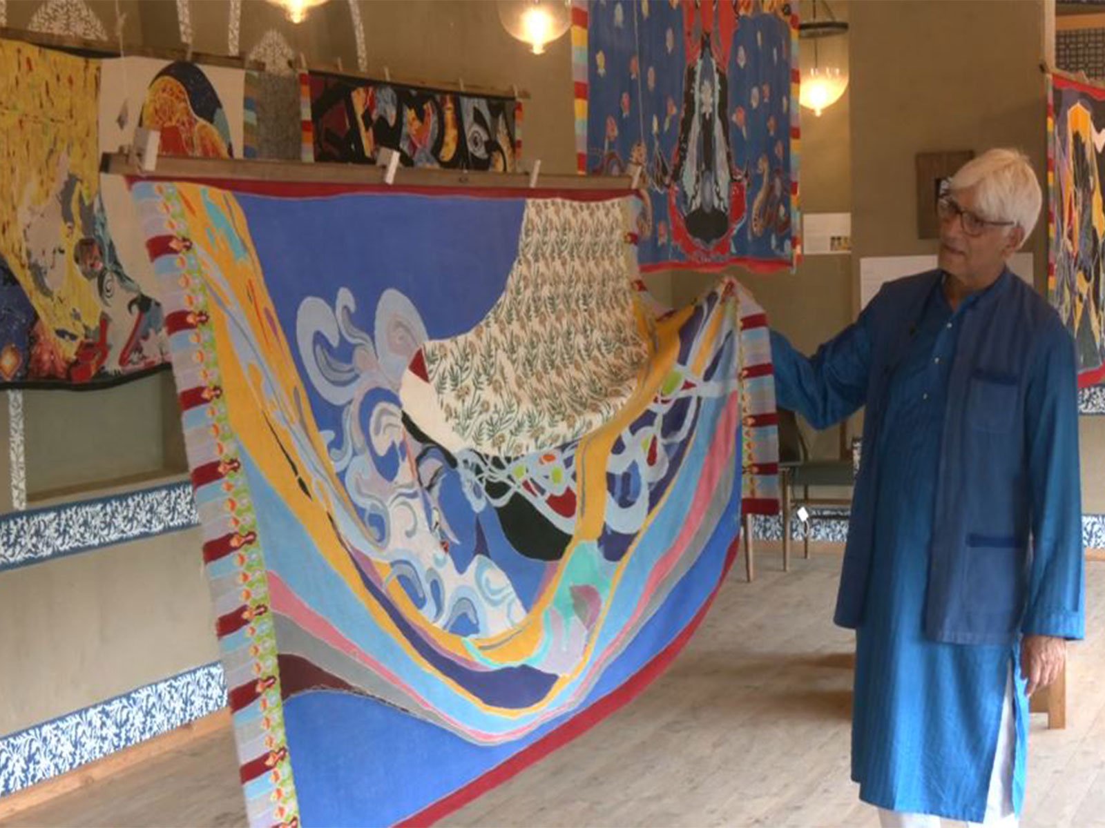 Lal Ded’s poetry, portraits take centre stage at unique Pashmina exhibition in Kashmir