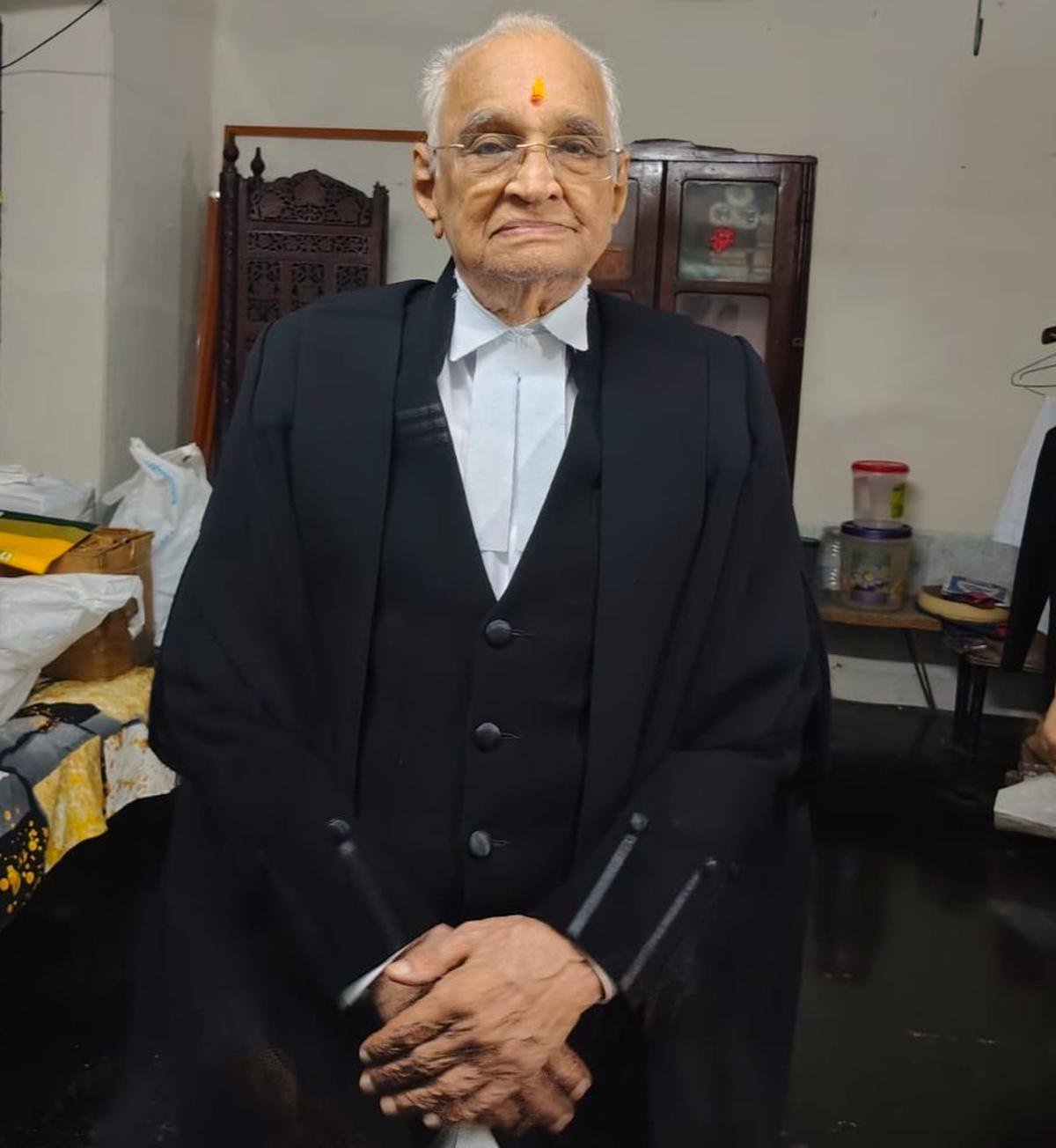 At 100, P.B. Menon has no retirement plans; he has court