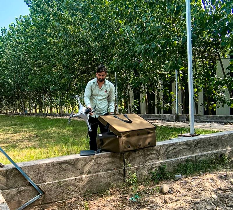 Drones deployed to check stubble burning in Ambala