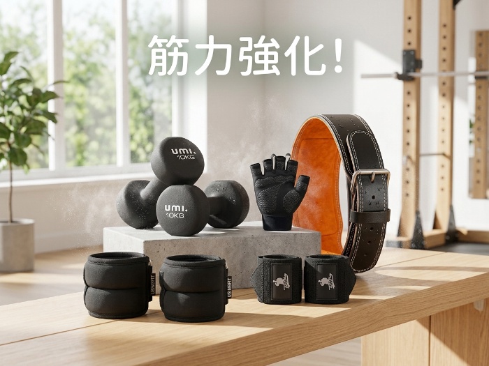 効率的に筋力アップ！おすすめトレーニングアイテム5選