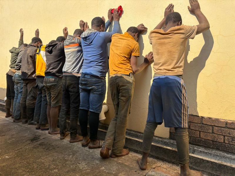 Nine Mozambicans arrested in Mpumalanga illegal mining crackdown