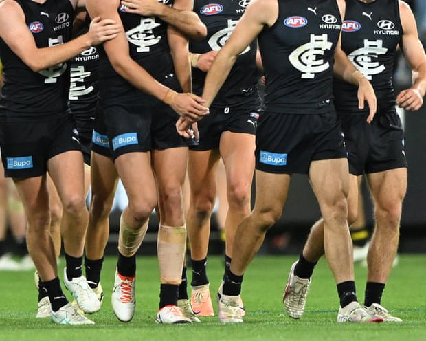 Two Carlton players treated in hospital after needing care for ‘separate circumstances’