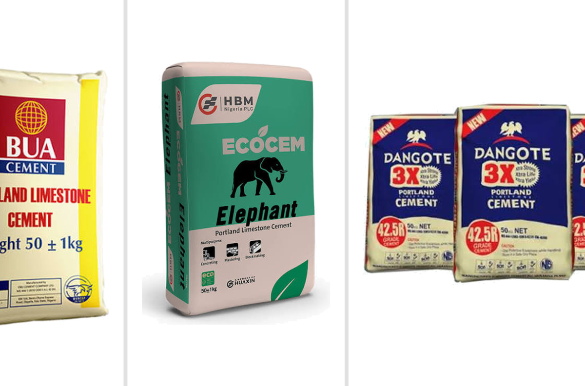 Dangote, BUA, HBM Cement Prices: How Much 50kg Bags Cost in Nigeria
