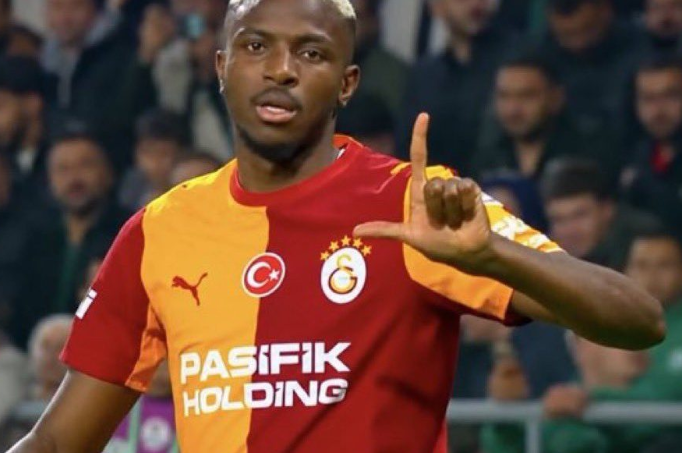 Osimhen Dedicates Goal To Newborn Daughter In 4-0 Galatasaray Win
