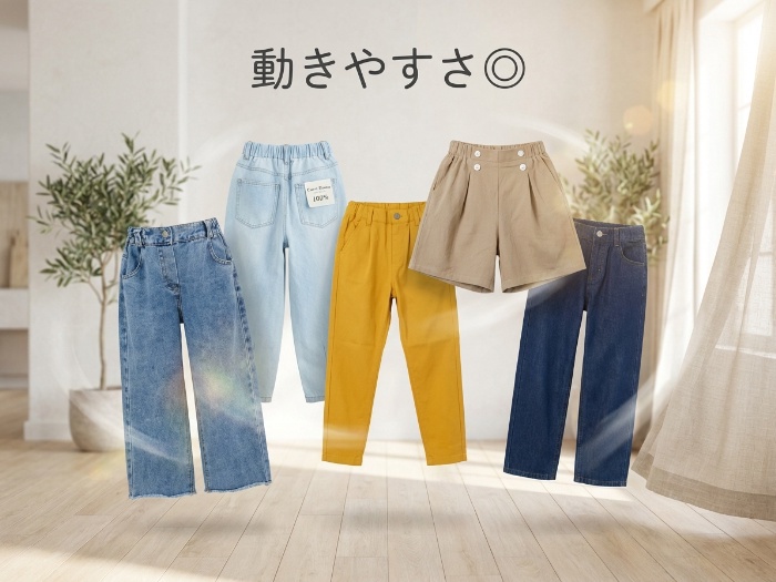 キッズパンツ大集合！小さなおしゃれを叶えるアイテム紹介