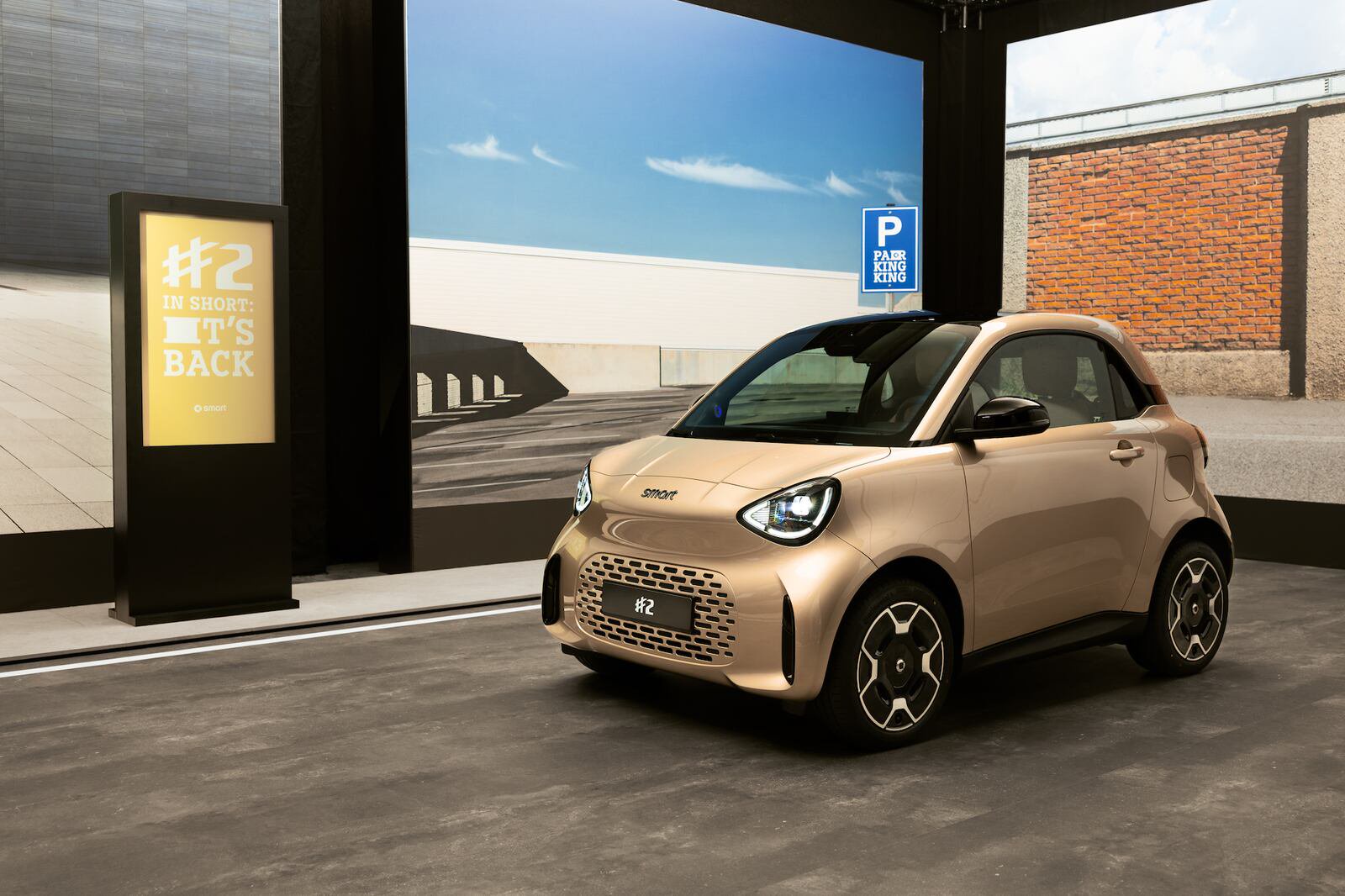Smart #2 returns as an all-electric successor to the Fortwo