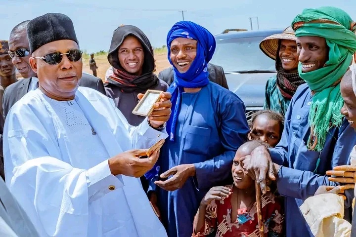 Shettima reunites with Fullo security staff in Borno