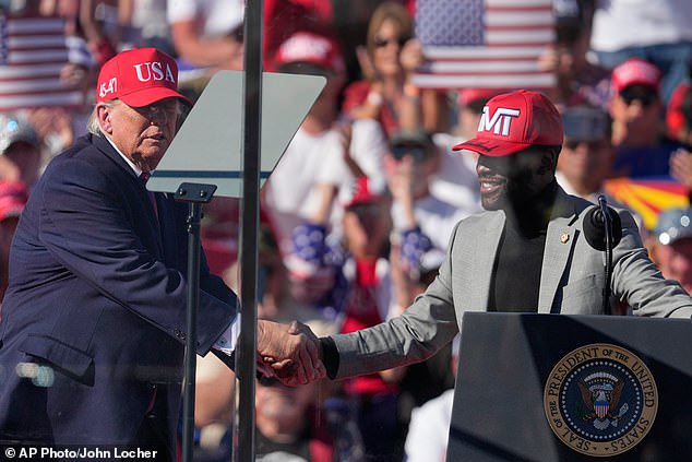 Floyd Mayweather gushes over Donald Trump after President praises boxer’s ‘good looks’ at Republican rally