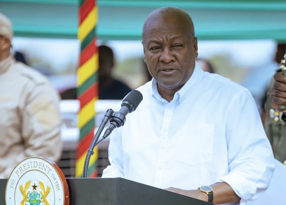 Mahama Announces Plan to End Raw Ore Exports by 2030