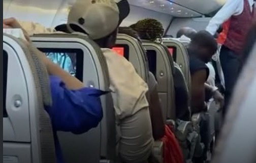 Footage Shows Man who Died in KQ Plane Trying to Do This Before He Died