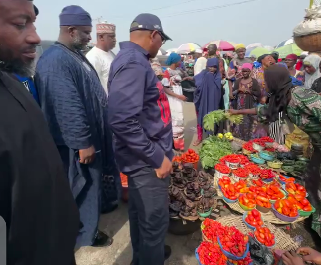 Reactions Trail Moment Peter Obi Is Spotted At A Market Asking For The Price Of Vegetables, Pepper