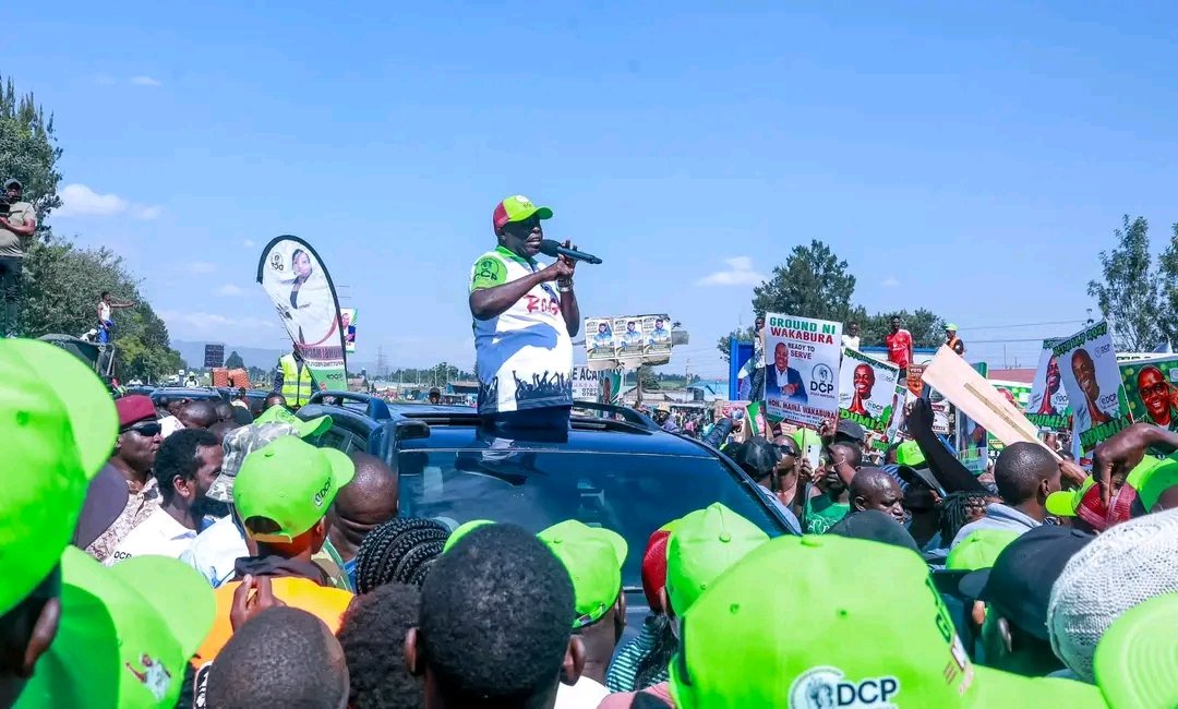 Happening Now as Gachagua Storms Kajiado For ‘Wantam’ Rally Week After Landing From US, Pulls Crowd