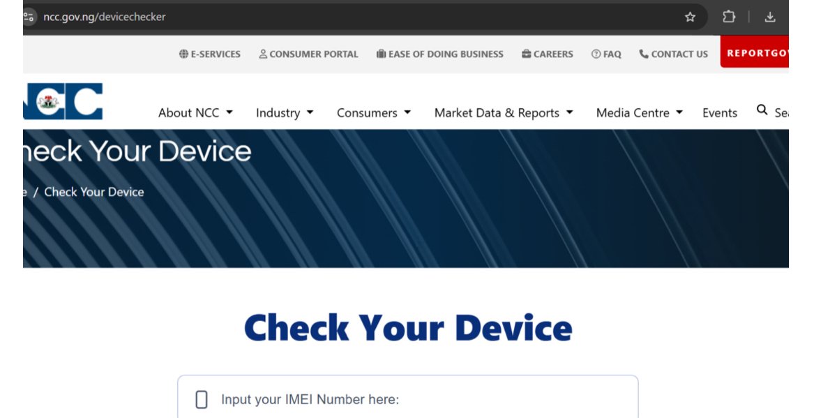 NCC device checker: How Nigerians can identify fake and cloned phones
