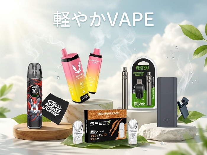 手軽派も味わい派も満足。最新VAPE＆加熱式デバイス5選