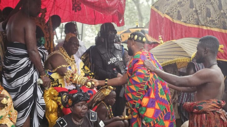 How Odwira@200 was celebrated at Aburi with a heavy downpour