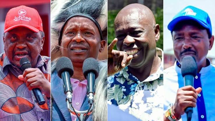 Mt Kenya Elders Hold Night Meeting to Reconcile Uhuru, Kindiki, Gachagua and Kalonzo Ahead of 2027