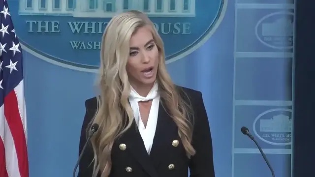 Internet can’t stop laughing at White House press secretary’s short and awkward briefing: ‘Is this a hostage video’