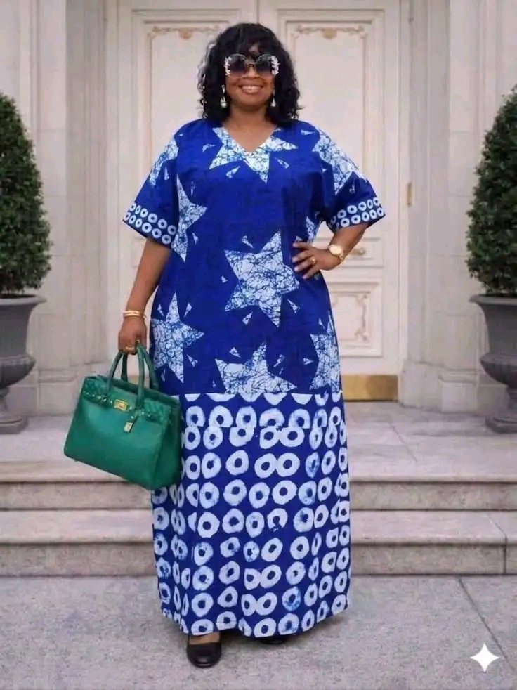Beautiful Kampala and Adire Gown Styles for Married Women Who Love Elegant African Fashion