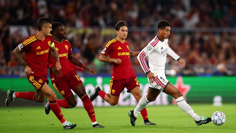 Ligue des champions UEFA : la Roma et le Real Madrid dos à dos à la pause