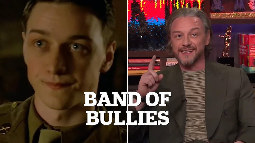 James McAvoy claims Band Of Brothers co-star bullied him on set