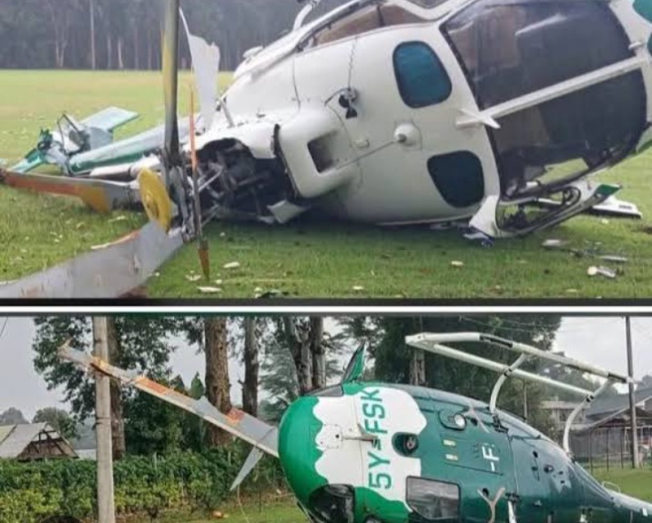 Helicopter With This Top Government Official & 4 Other Passengers Crashes in Kericho