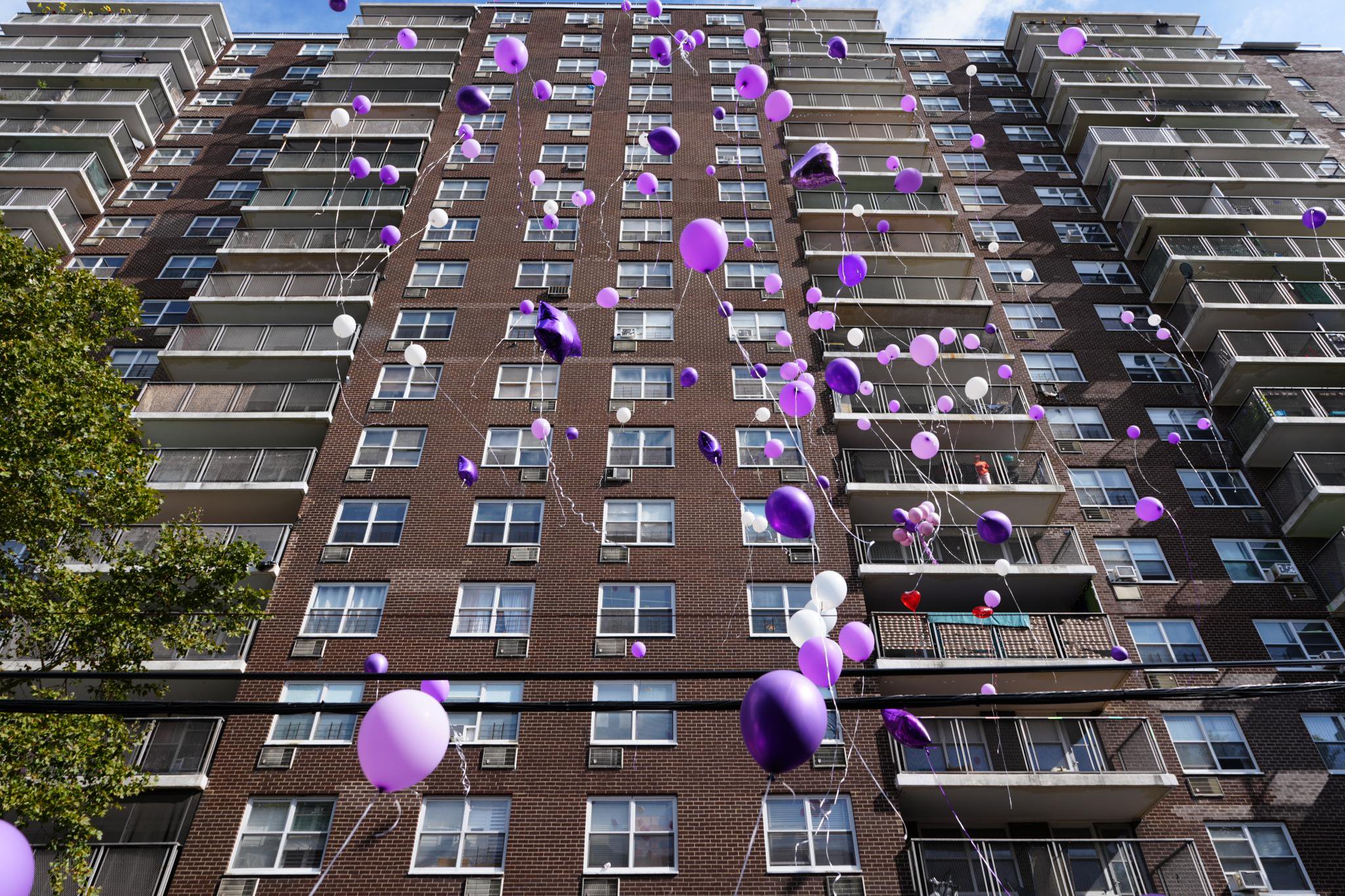 Baby thrown from NYC balcony clings to life as vigil held for Bronx mom killed after plummeting 15 stories with infant